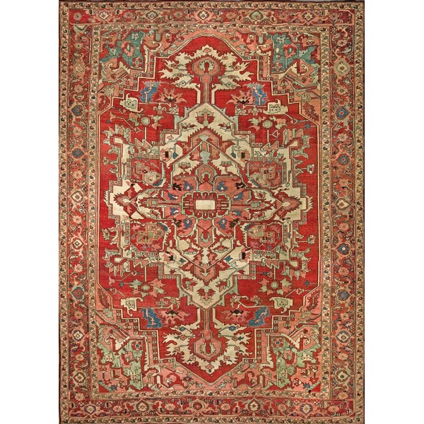 19th Century Persian Serapi Carpet