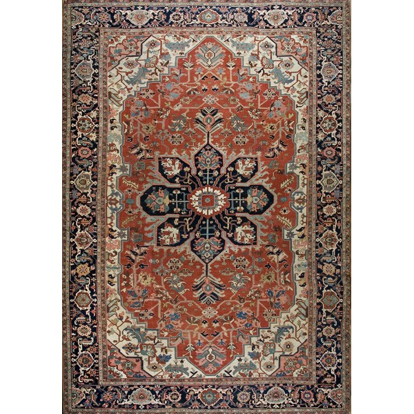 Late 19th Century N.W. Persian Serapi Carpet