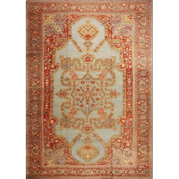 19th Century N.W. Persian Serapi Carpet 