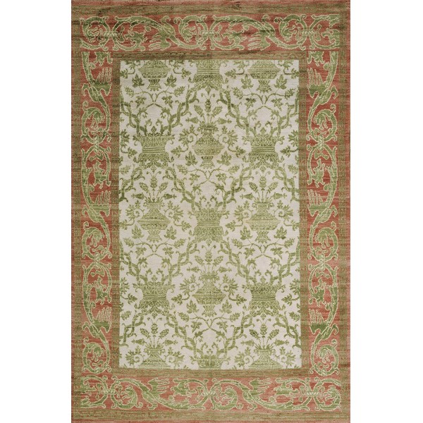 Early 20th Century Spanish Cuenca Carpet