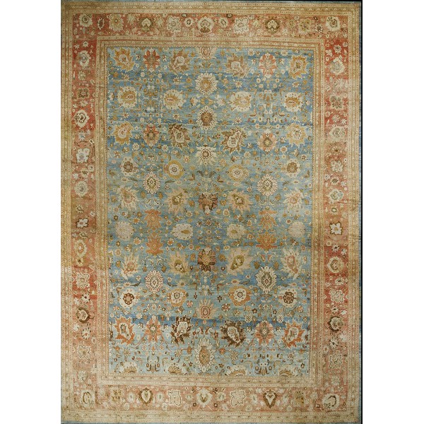 19th Century Persian Ziegler Sultanabad Carpet