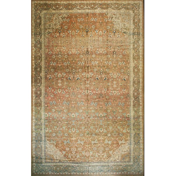 19th Century Persian Tabriz Haji Jalili Carpet 