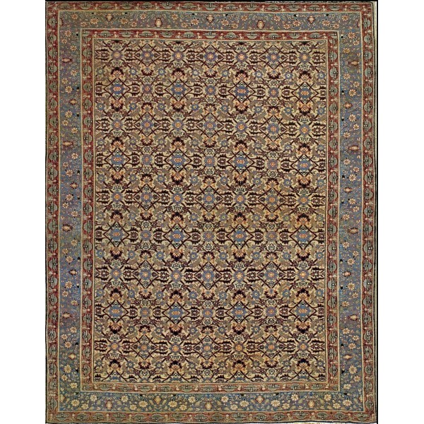 Late 19th Century Persian Tabriz Haji Jalili Carpet