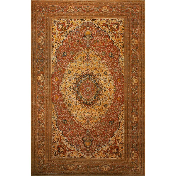 19th Century Persian Tabriz Haji Jalili Carpet