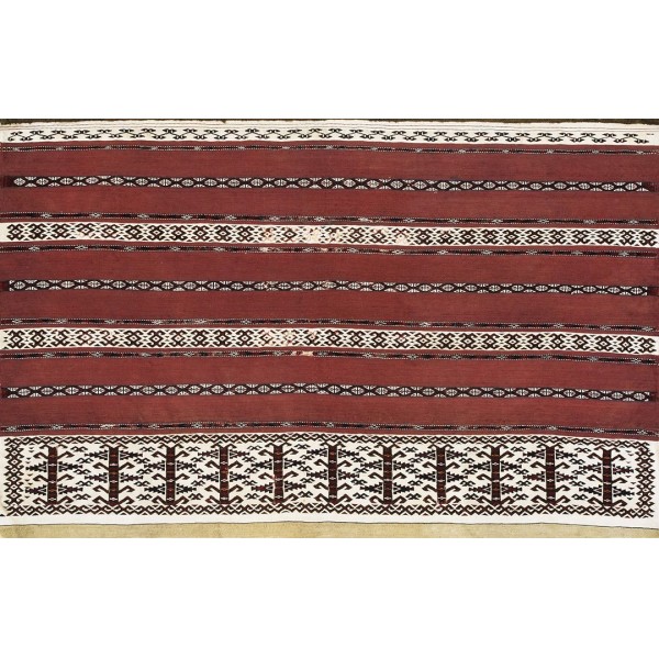 19th Century Tekke Turkmen Ak Chuval