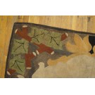 Early 20th Century American Hooked Rug  In American Craftsman - Art & Crafts Style 