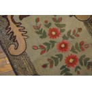 American Hooked Rug #17195