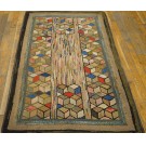 American Hooked Rug #17652