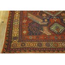 19th Century Caucasian Dragon Sumak Carpet 