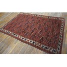 19th Century Central Asian Turkmen Yamoud Carpet 