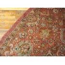 19th Century English Round Axminster Carpet