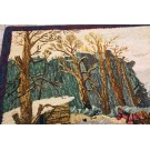 Mid 20th Century Pictorial American Hooked Rug 