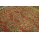 Late 19th Century Turkish Oushak Smyrna Carpet