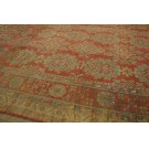 Late 19th Century Turkish Oushak Smyrna Carpet