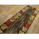 1930s American Hooked Rug Runner 