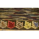 1930s American Hooked Rug Runner 