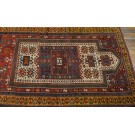 Late 19th Century Caucasian Fachralo Kazak Prayer Rug 