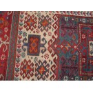 Late 19th Century Caucasian Fachralo Kazak Prayer Rug 