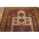 Late 19th Century Caucasian Fachralo Kazak Prayer Rug 