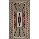 Early 20th Century American Navajo Storm Pattern Carpet 