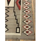 Early 20th Century American Navajo Storm Pattern Carpet 