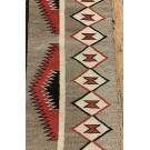 Early 20th Century American Navajo Storm Pattern Carpet 