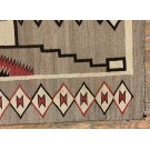 Early 20th Century American Navajo Storm Pattern Carpet 