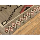 Early 20th Century American Navajo Storm Pattern Carpet 