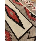 Early 20th Century American Navajo Storm Pattern Carpet 