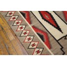 Early 20th Century American Navajo Storm Pattern Carpet 