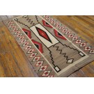 Early 20th Century American Navajo Storm Pattern Carpet 