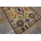 1920s American Hooked Rug 