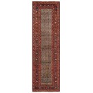 Mid-19th W. Persian Kurdish Runner Carpet 