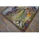 Mid 20th Century Scenic American Hooked Rug