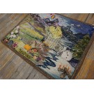 Mid 20th Century Scenic American Hooked Rug