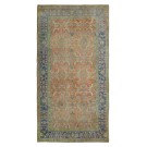 Early 20th Century N. Indian Agra Cotton Carpet