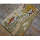 1930s Pictorial American Hooked Rug