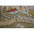 1930s Pictorial American Hooked Rug