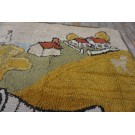 1930s Pictorial American Hooked Rug