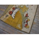 1930s Pictorial American Hooked Rug