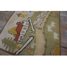 1930s Pictorial American Hooked Rug