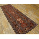 19th Century N.W. Persian Bakshaiesh Runner Carpet 