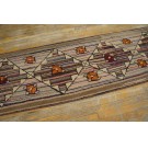 Early 20th Century Geometrical American Hooked Rug