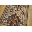 Early 20th Century Geometrical American Hooked Rug