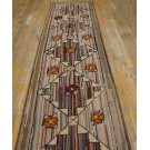 Early 20th Century Geometrical American Hooked Rug