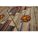 Early 20th Century Geometrical American Hooked Rug