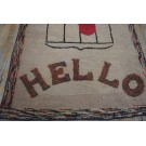 Early 20th Century American Hooked Rug 