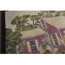 Mid 20th Century Pictorial American Hooked Rug