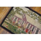 Mid 20th Century Pictorial American Hooked Rug