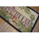 Mid 20th Century Pictorial American Hooked Rug